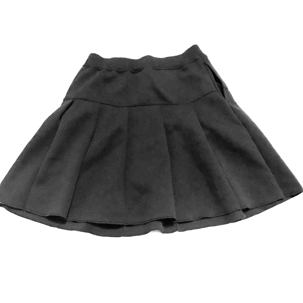 High waisted skater skirt with pockets